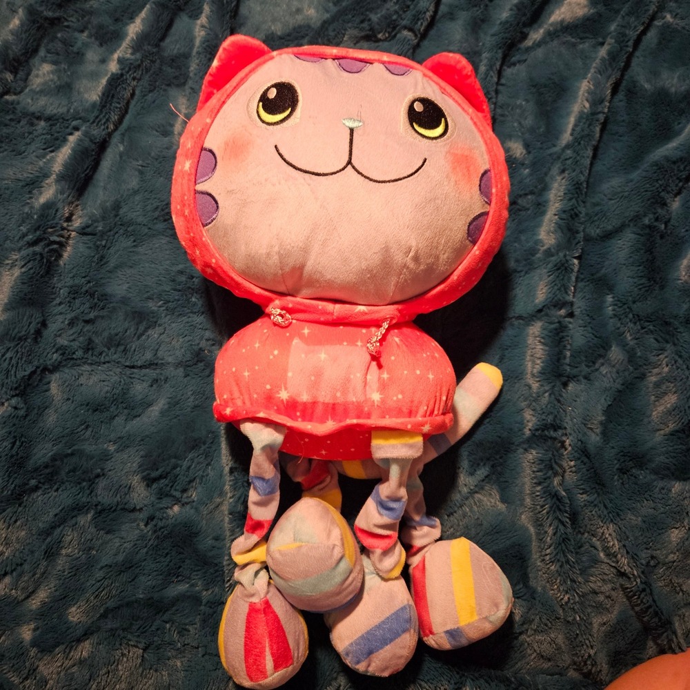 DreamWorks Gabby's Dollhouse Plush 18" ‎ MerCat Toy Stuffed Animal Cat